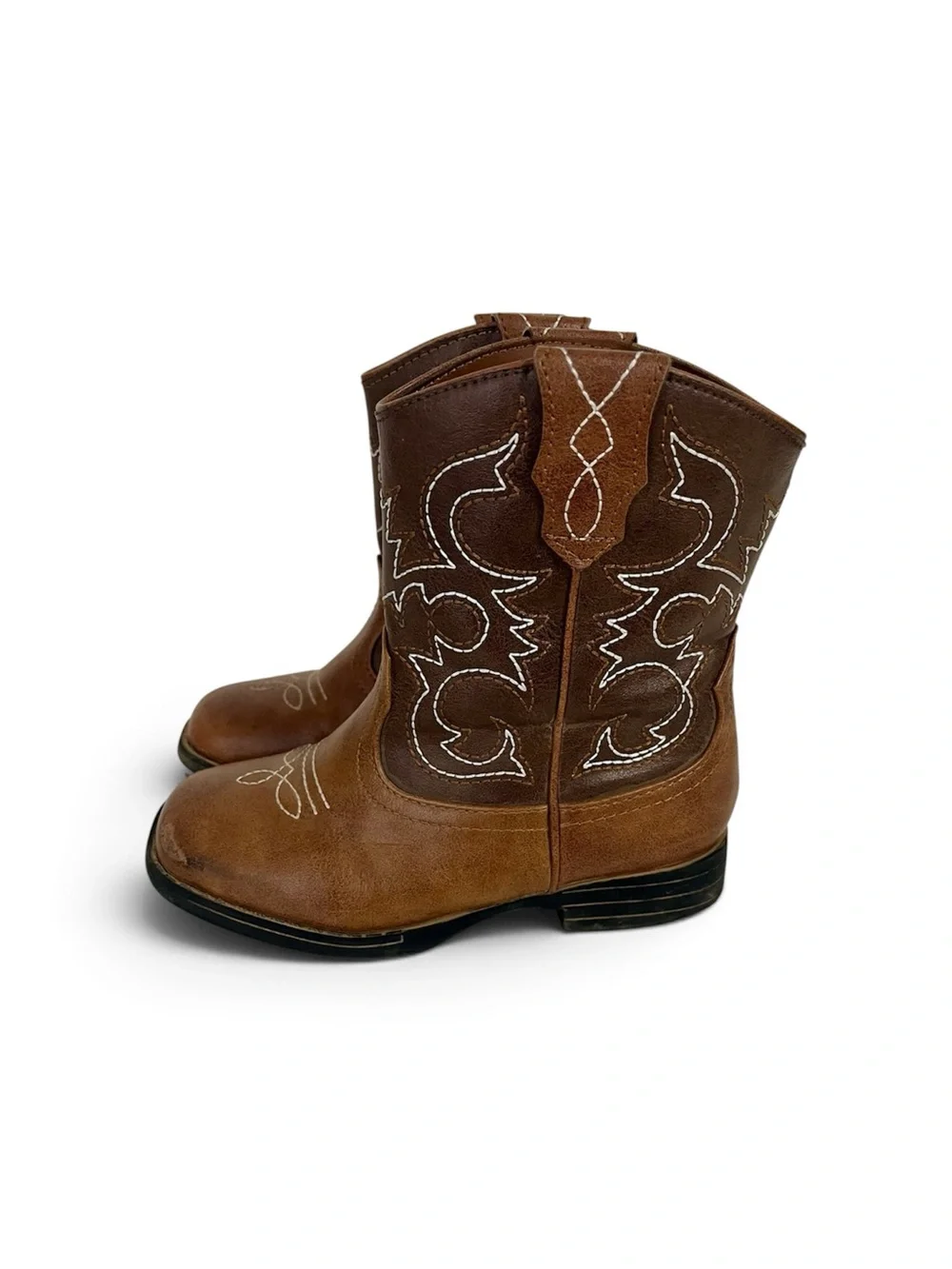 Classic Brown Kids Size 10 Cowboy Boots - Stylish Western Footwear